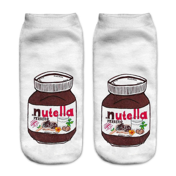 Donut and Nutella Socks