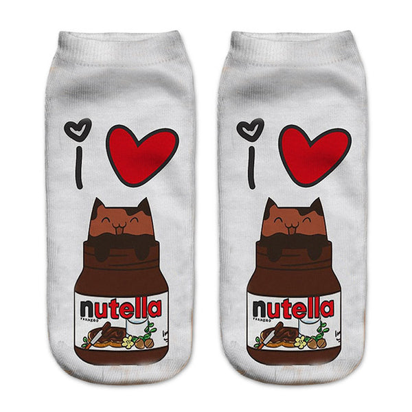 Donut and Nutella Socks