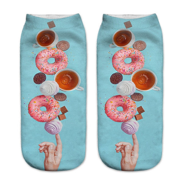Donut and Nutella Socks