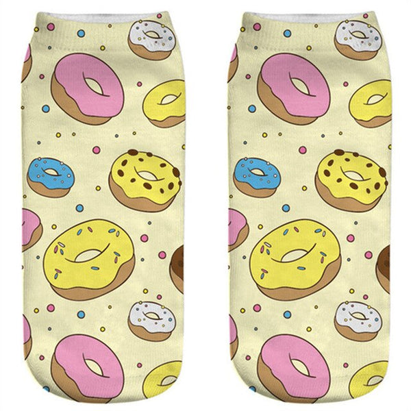Donut and Nutella Socks