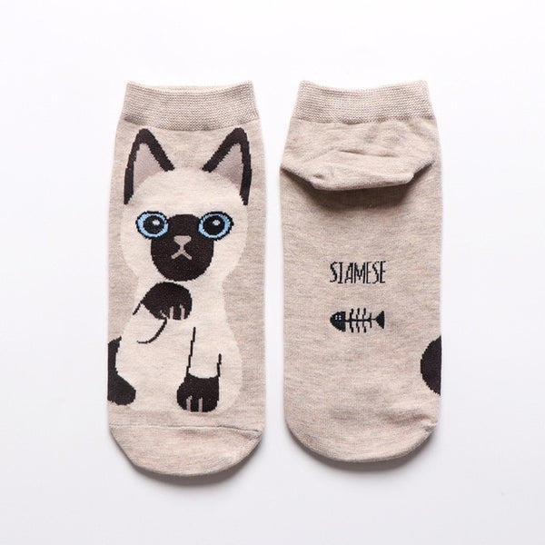 Cartoon Cat Socks