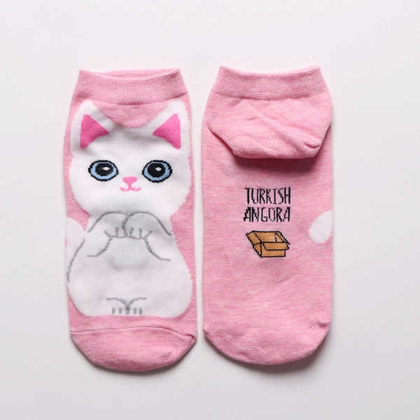 Cartoon Cat Socks