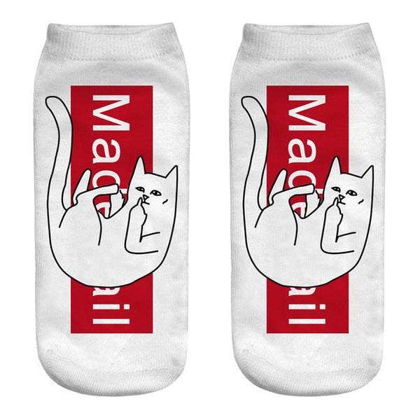 Funny Cat Socks