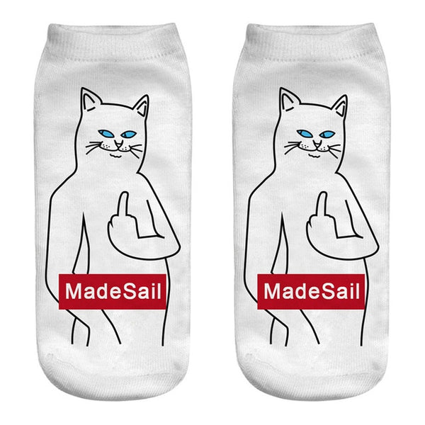 Funny Cat Socks