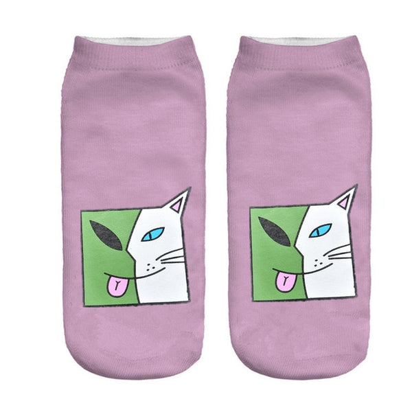 Funny Cat Socks
