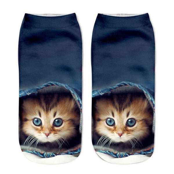 Funny Cat Socks