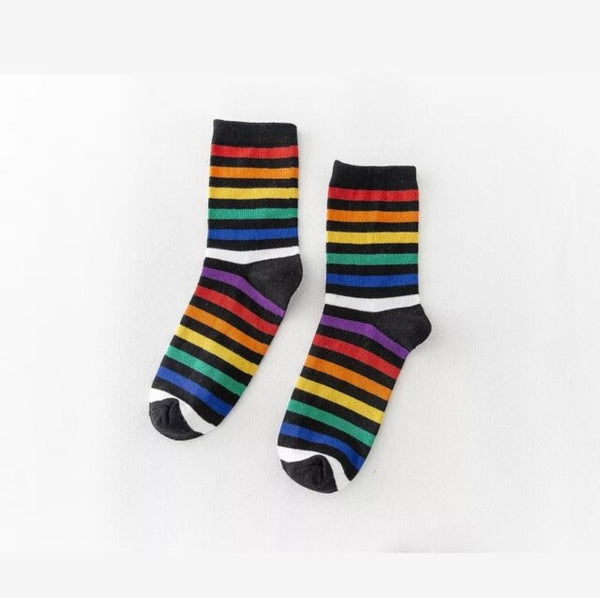 Rainbow Woman Socks