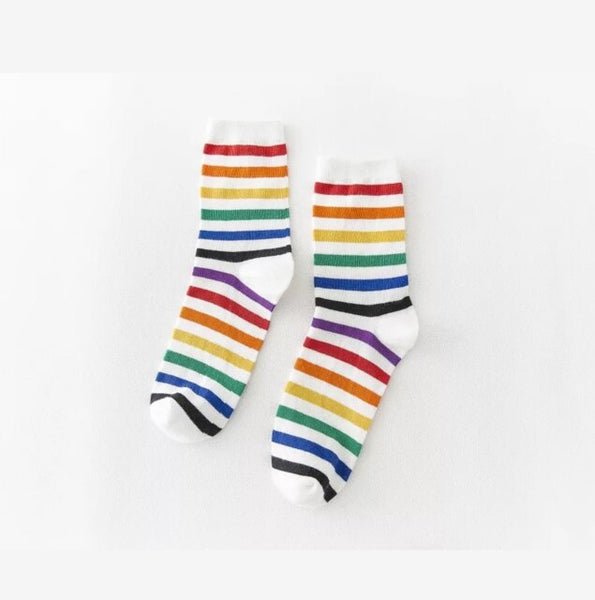 Rainbow Woman Socks