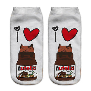 Donut and Nutella Socks