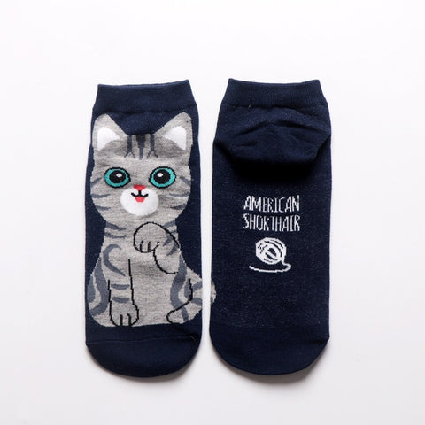 Cartoon Cat Socks