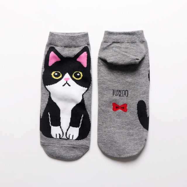 Cartoon Cat Socks