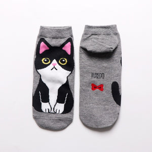 Cartoon Cat Socks