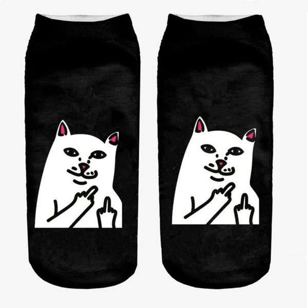 Funny Cat Socks