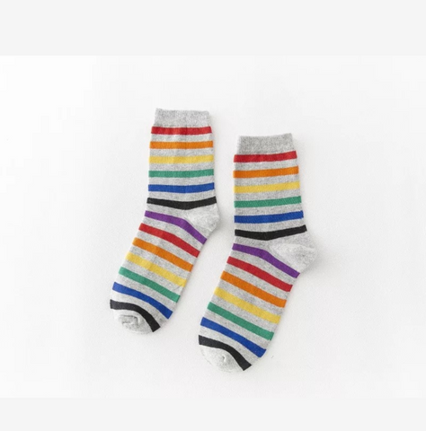 Rainbow Woman Socks